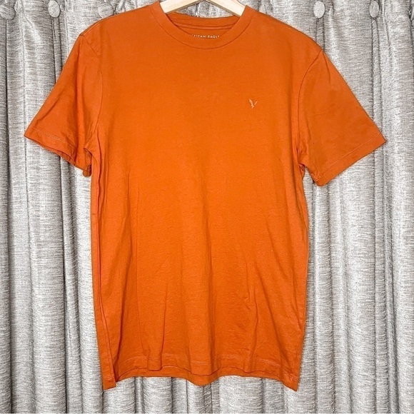American Eagle Men’s Legend T Shirt in Burnt Orange Size Small - Picture 1 of 9
